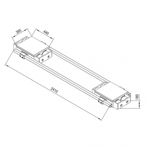 Transport dolly F60-60000kg MATERIAL LIFTS