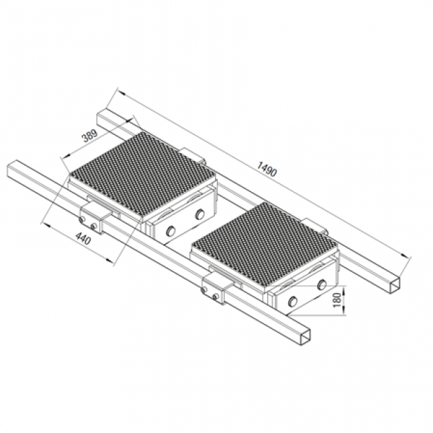 Φορείο-Πατίνι μεταφοράς F40-40000kg AΝΥΨΩΤΙΚΑ ΥΛΙΚΩΝ Φορείο-Πατίνι μεταφοράς F40-40000kg AΝΥΨΩΤΙΚΑ ΥΛΙΚΩΝ