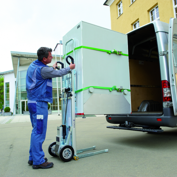 CARGOMASTER C400 Ηλεκτρικό καρότσι για σκάλες, Καρότσι ανύψωσης με μπαταρία, Καρότσι μεταφοράς βαρέων αντικειμένων σε σκάλες, Επαγγελματικό καρότσι για μετακομίσεις