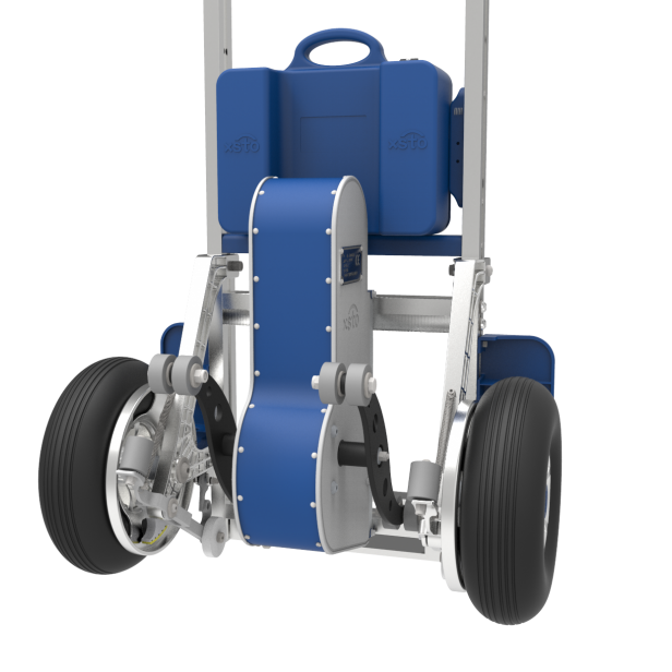 XSTO ZW7170GF Electric foldable stair climbing hand truck, Moves loads up to 170 kg on stairs safely and effortlessly, Ideal for professional use, Safe and easy transport