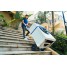 XSTO ZW7170E Electric stair climbing cart, carries loads up to 170 kg on stairs, foldable, lightweight, with pneumatic wheels and long-lasting battery