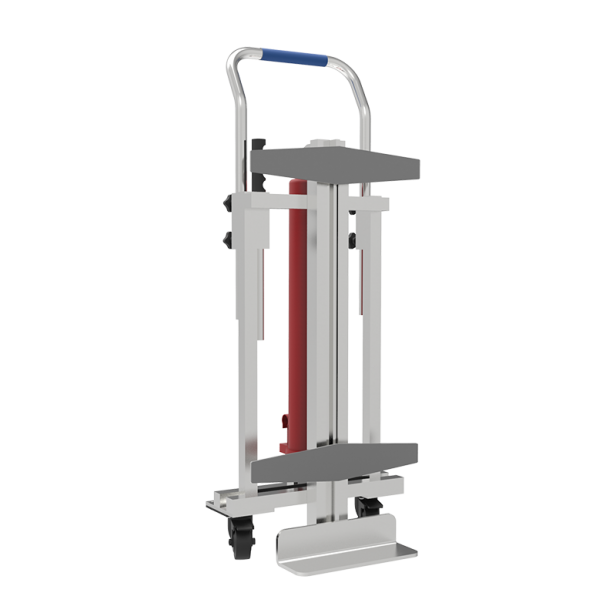 XSTO LMS lift moving system, 400 kg capacity, hydraulic technology, durable frame, ideal for use on flat ground without elevators