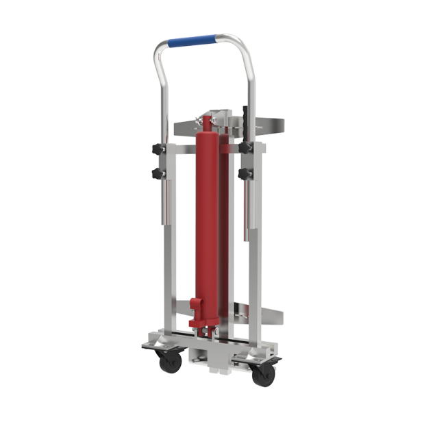 XSTO LMS lift moving system, 400 kg capacity, hydraulic technology, durable frame, ideal for use on flat ground without elevators