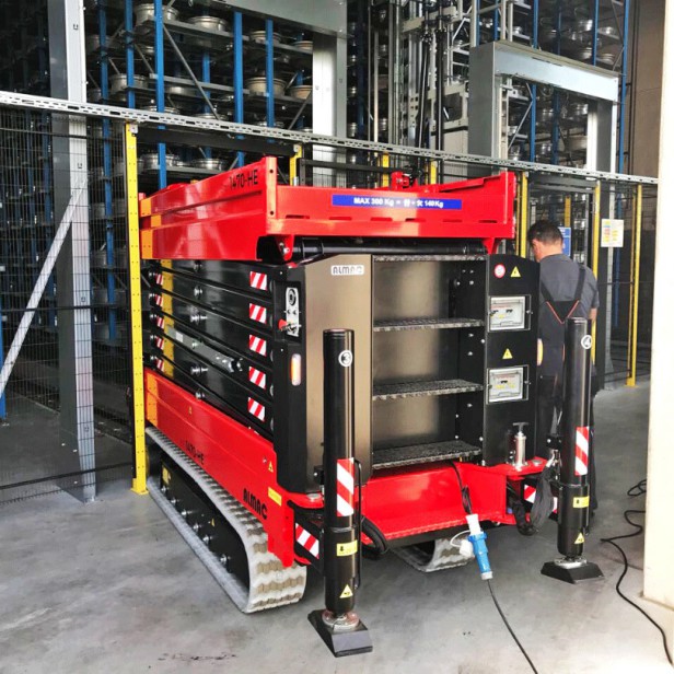 ALMACRAWLER MINI CRAWLER SCISSOR LIFT BIBI 1470HE - 14M 300KG