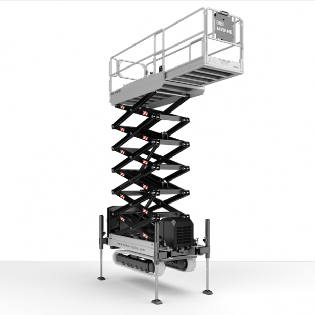 ALMACRAWLER ΜΙΝΙ ΕΡΠΥΣΤΡΙΟΦΟΡΟ ΨΑΛΙΔΩΤΟ ΑΝΥΨΩΤΙΚΟ BIBI 1470HE EVO - 14M 300KG