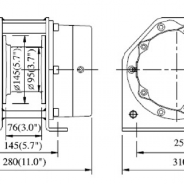 COME UP DH-500(A) wire rope hoist low voltage brushless 500kg   DC 12V/24V hoist COME UP DH-500(A)   Electric hoist COME UP DH-500(A)   Wire rope hoist for portable crane COME UP DH-500(A)