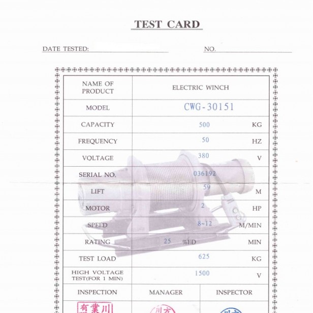 COME UP CWG-30151 three-phase hoist with wire rope 60 m 500 kg   Three-phase hoist COME UP CWG-30151   Electric hoist COME UP CWG-30151   Wire rope hoist for industrial use COME UP CWG-30151