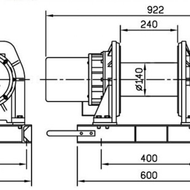 COME UP CWG-30151 three-phase hoist with wire rope 60 m 500 kg   Three-phase hoist COME UP CWG-30151   Electric hoist COME UP CWG-30151   Wire rope hoist for industrial use COME UP CWG-30151