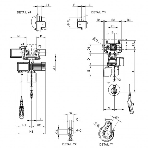RWM 250KG Βαρούλκο αλυσίδας 1ταχυτήτας 5M/MIN με ηλεκτρικό φορείο 250kg -380V ΒΑΡΟΥΛΚΑ-ΠΑΛΑΓΚΑ RWM 250KG Βαρούλκο αλυσίδας 1ταχυτήτας 5M/MIN με ηλεκτρικό φορείο 250kg -380VΒΑΡΟΥΛΚΑ-ΠΑΛΑΓΚΑ