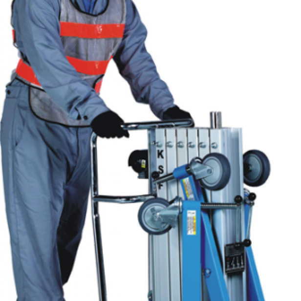 KSF CA400‑P electric portable lifter with platform 150kg 4m Portable lifter CA400‑P 150 kg CA400‑P – multi‑purpose platform lifter