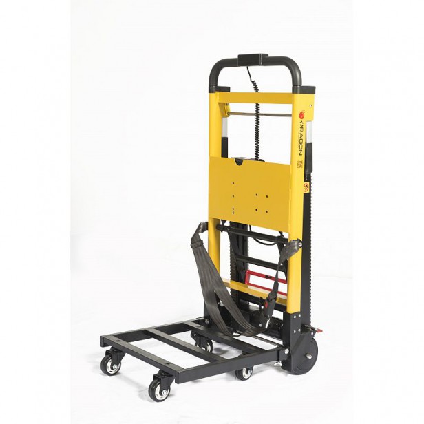 DRAGON DW-11A electric tracked stair climbing cart DRAGON DW-11A stair climbing cart for loads DRAGON DW-11A aluminium alloy frame DRAGON DW-11A 40 steps/min speed DRAGON DW-11A 250 kg capacity