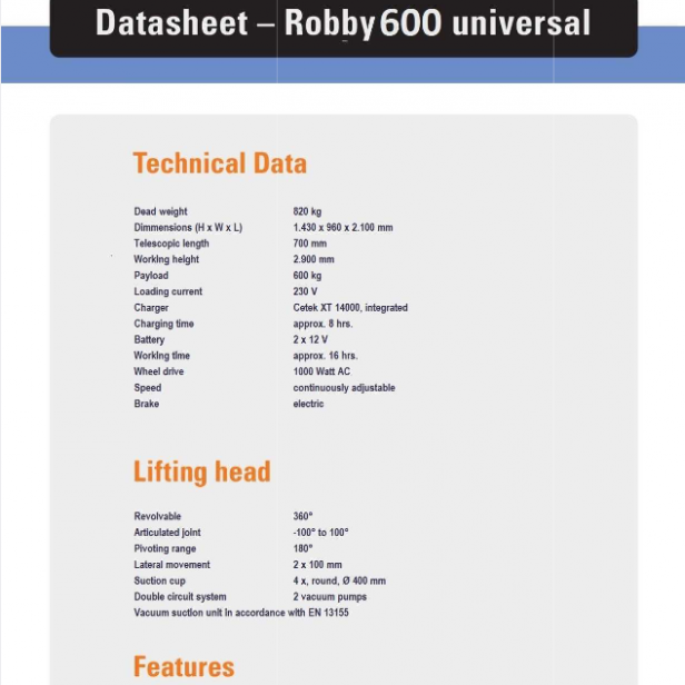 Ανυψωτικο τζαμιων Robby 600 universal ΑΝΥΨΩΤΙΚΑ ΤΖΑΜΙΩΝ