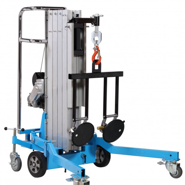 KSF BD400 electric material lifter 250kg ~4m Electric lifter BD400 250 kg BD400 – portable material lifter up to 4 m