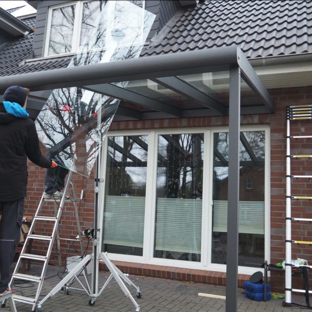 KSF G‑LS glass cradle attachment 130 kg   Glass cradle for CM340, CM520, CA400, BD400   130 kg glass cradle accessory