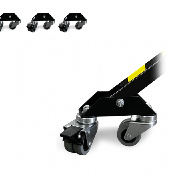 GUIL R-710 wheel kit for material lifts  Transport wheels GUIL R-710  Wheel set for GUIL manual lifters