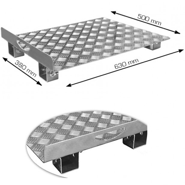 GUIL ACT‑04/L πλατφόρμα φόρτωσης 380x630x500 mm για TORO  Πλατφόρμα φορτίων ACT‑04/L για ακανόνιστα υλικά  GUIL ACT‑04/L μεταλλική πλατφόρμα για TORO A/B/C/D
