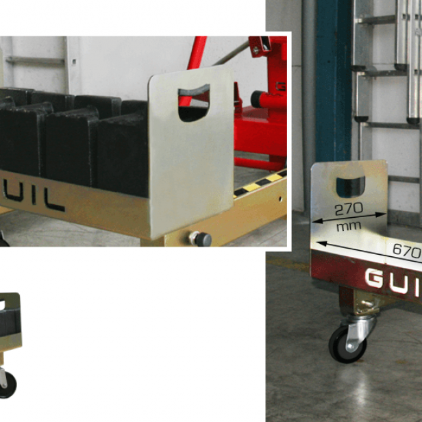 GUIL CB‑01 θήκη για αντίβαρα TORO lifters  CB‑01 counterweight holder για TORO C / D / B  GUIL CB‑01 container για CW‑01 αντίβαρα