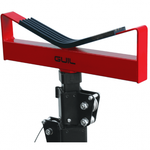 GUIL CV‑10/H pipe cradle for cylindrical loads  Pipe cradle adaptor GUIL CV‑10/H for ELC lifters  GUIL CV‑10/H cylindrical load cradle Ø35 mm