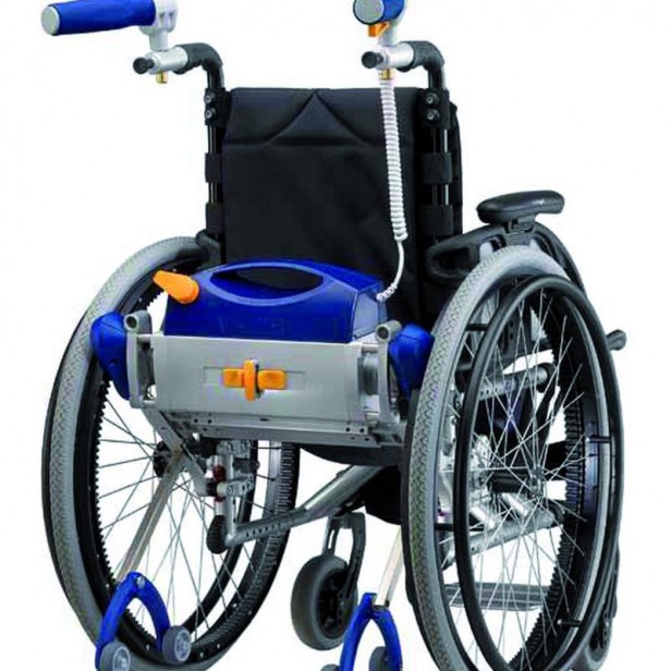 AAT V-MAX Standard electric power assist system for wheelchairs up to 210 kg AAT V-MAX Plus electric system for manual wheelchairs up to 300 kg AAT V-MAX Standard & Plus versions AAT V-MAX for easy and safe wheelchair driving
