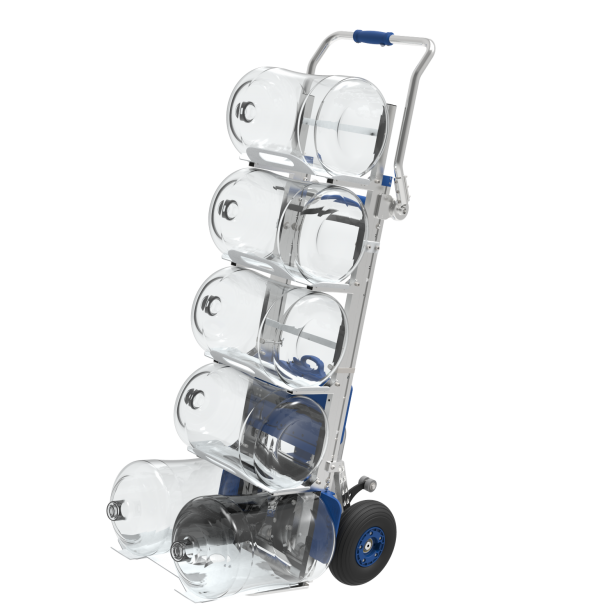 XSTO Bottle Water Attachment, accessory for stair climbing hand trucks, transports up to 6 bottles, foldable design, safe and stable
