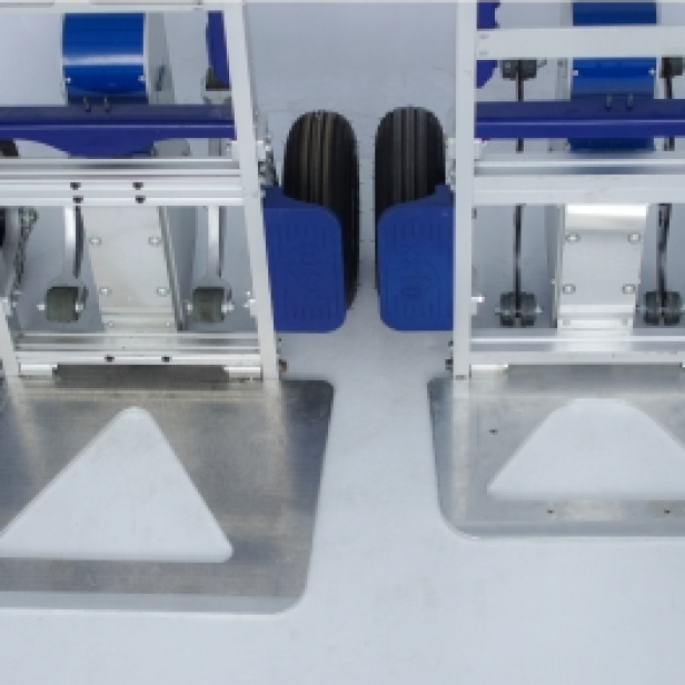 XSTO πλατφόρμα φόρτωσης, για καρότσια αναρρίχησης σκάλας, διευκολύνει φόρτωση μεγάλων αντικειμένων, προσφέρει μεγαλύτερη σταθερότητα