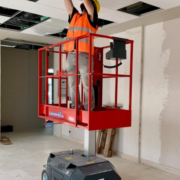 COMPACT ΠΛΑΤΦΟΡΜΑ LEONARDO HD 4,9m Υψος εργασίας ΚΑΛΑΘΟΦΟΡΑ-ΕΞΕΔΡΕΣ-ΕΡΓΟΤΑΞΙΟ