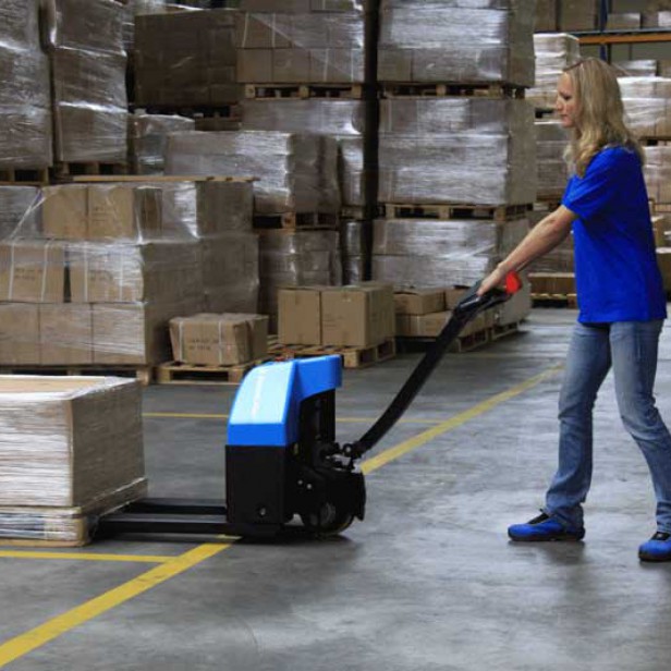 FULL Electric pallet truck E-BF 1500KG FORKLIFTS