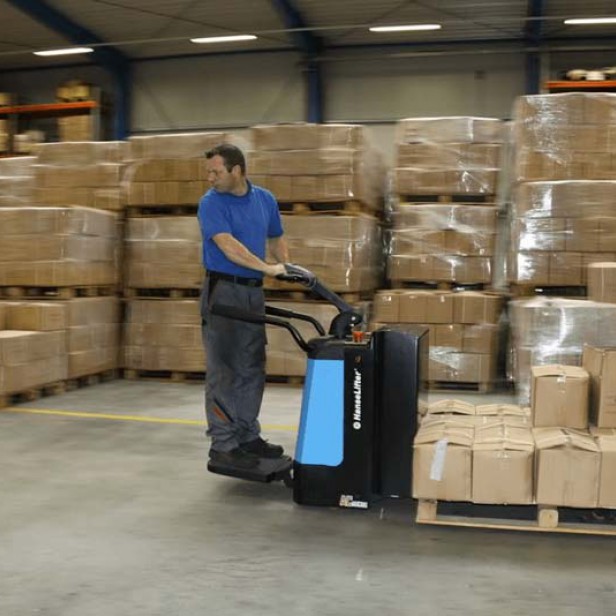 full Electric pallet truck WITH PASSENGER PLATFORM E-20PL-AC FORKLIFTS