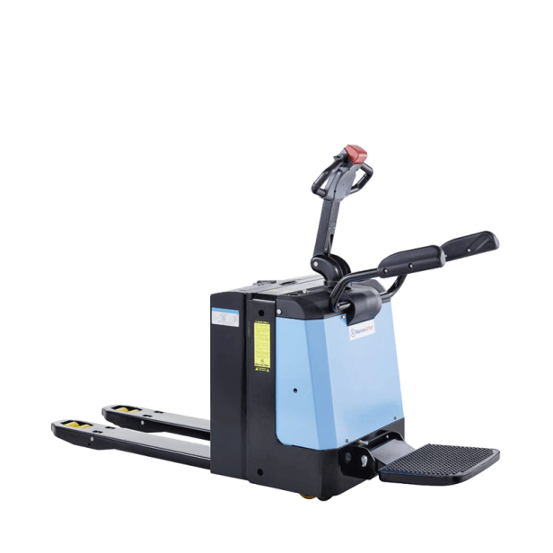 full Electric pallet truck WITH PASSENGER PLATFORM E-20PL-AC FORKLIFTS