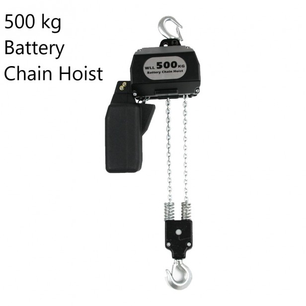 BATTERY chain hoist 500kg 12V LADDER HOIST