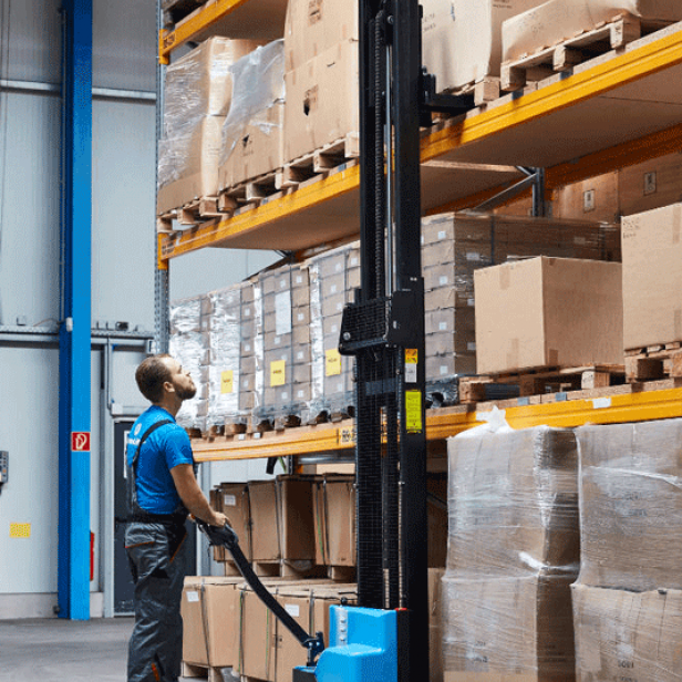 ηλεκτρικο stacker IMOW EDS1033 1000kg 3300mm ανύψωση ΠΕΡΟΝΟΦΟΡΑ