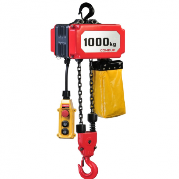 COME UP CK-1000 chain hoist 1000 kg , electric hoist COME UP, single phase chain hoist COME UP CK-1000, industrial hoist 1000 kg COME UP, hoist for factory and professional use