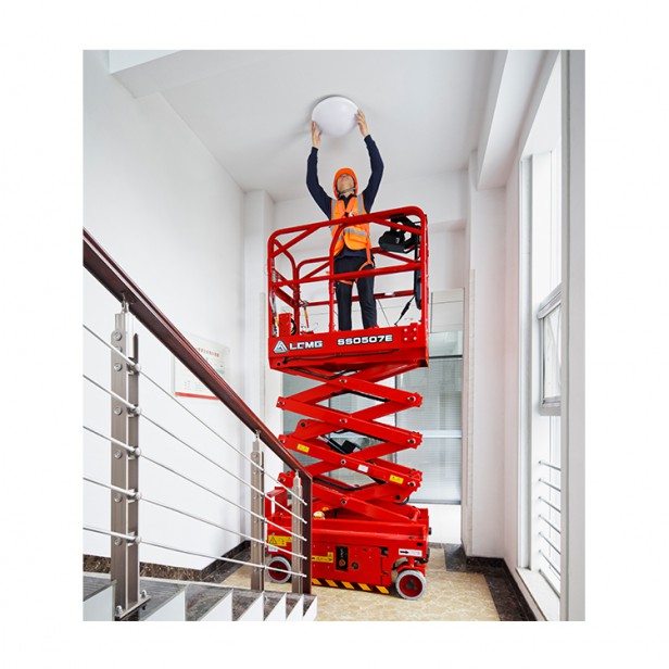 scissor working platform SS0507E 230kg 6.3m BOOM LIFTS-SCISSOR LIFTS-WORKSITE