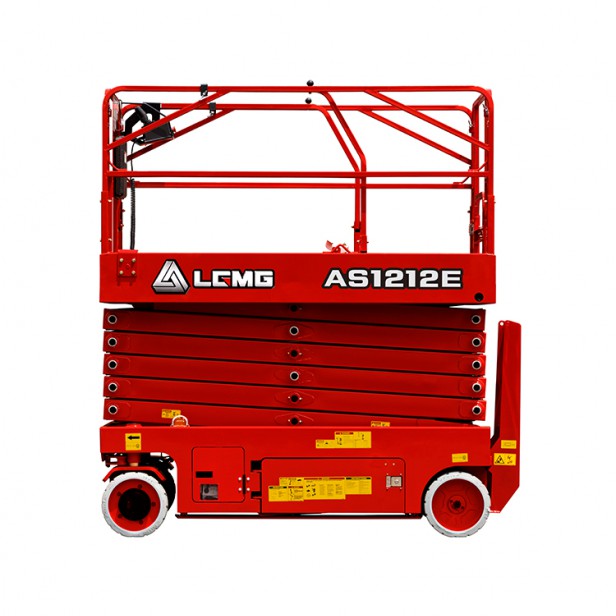 SCISSOR WORKING PLATFORM AS1212E 320KG 14M BOOM LIFTS-SCISSOR LIFTS-WORKSITE