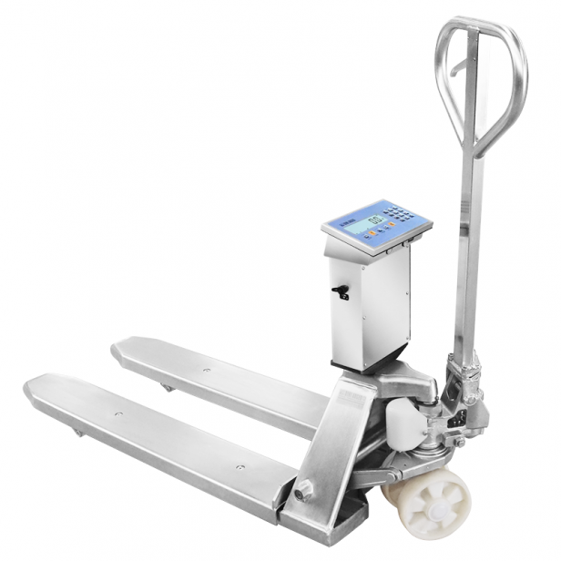 TPWLKI SERIES STAINLESS STEEL PALLET TRUCK SCALE FOR 2000KG,200MM STROKE FORKLIFTS