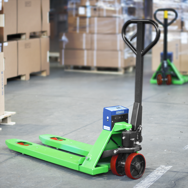 Χειροκίνητο παλετοφόρο με ζυγαριά 2000kg,200mm ανύψωση με επαναφορτιζόμενη μπαταρία TPWNBT 