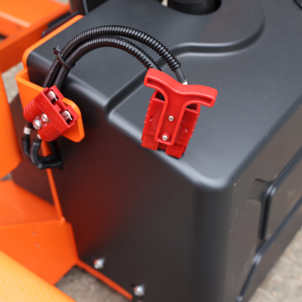 Semi electric stacker 1000kg,2500mm stroke 