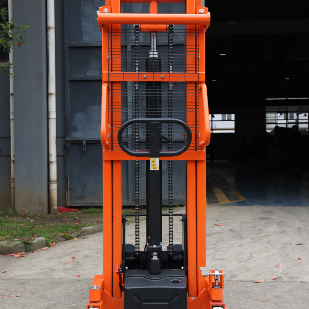Semi electric stacker 1000kg,1600mm stroke 
