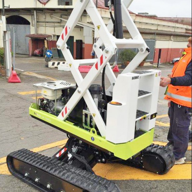SECOND HAND - ALMACRAWLER MINI CRAWLER SCISSOR LIFT  BIBI 850-BL - 7.9M 250KG