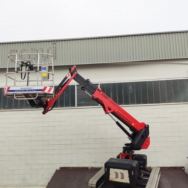 SECOND HAND ALMACRAWLER CRAWLER TELESCOPIC BOOM LIFT  JIBBI 1250 EVO - 12.2M 230KG