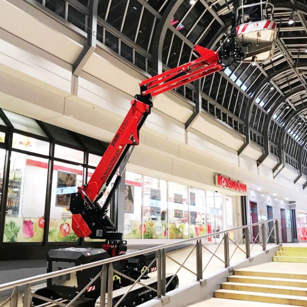 SECOND HAND ALMACRAWLER CRAWLER TELESCOPIC BOOM LIFT  JIBBI 1250 EVO - 12.2M 230KG