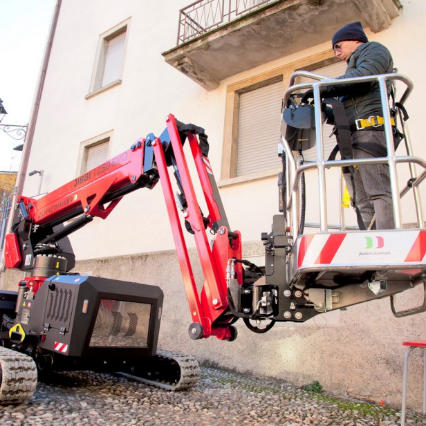 SECOND HAND ALMACRAWLER CRAWLER TELESCOPIC BOOM LIFT JIBBI 1250 EVO - 12.2Μ 230KG - 2019 