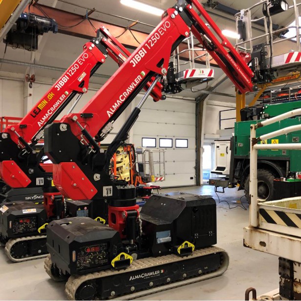 SECOND HAND ALMACRAWLER CRAWLER TELESCOPIC BOOM LIFT JIBBI 1250 EVO - 12.2Μ 230KG - 2019 