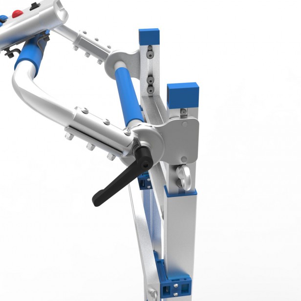 XSTO CT250A Ηλεκτρικό καρότσι για σκάλες, Φορτίο έως 250 kg, Ταχύτητα ανάβασης έως 20 σκαλοπάτια/λεπτό, Αυτονομία 100–130 ορόφους (1600–2000 σκαλοπάτια), Αυτόματη ρύθμιση γωνίας φόρτωσης, Ανίχνευση κέντρου βάρους