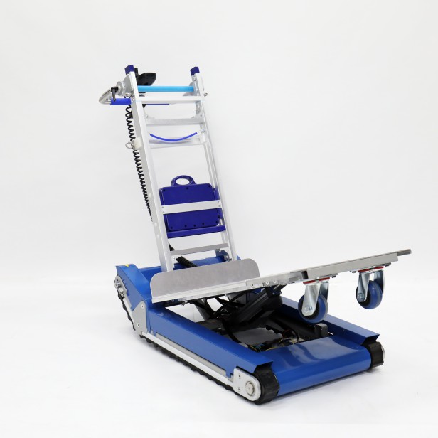 XSTO CT420S Ηλεκτρικό καρότσι για σκάλες, Φορτίο έως 420 kg, Αυτο-ισορροπούμενο με αισθητήρες κέντρου βάρους, Ελεγχόμενο με καλώδιο τηλεχειριστήριο, Μη-γλιστράει crawler track, IP54, Θόρυβος < 70 dB