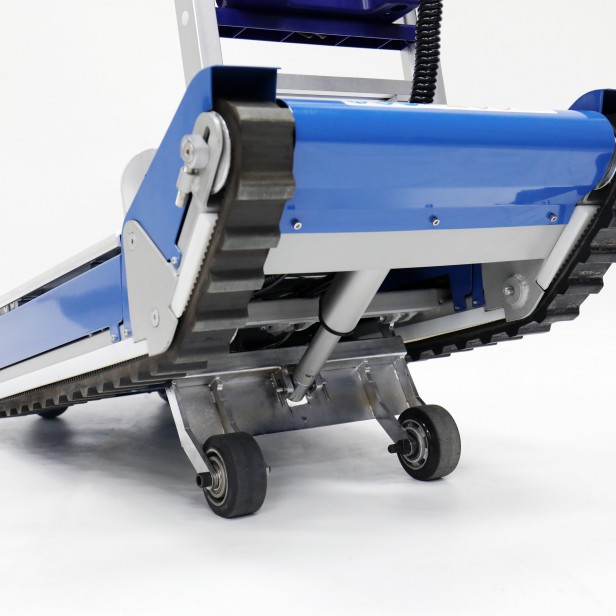 XSTO CT420S Ηλεκτρικό καρότσι για σκάλες, Φορτίο έως 420 kg, Αυτο-ισορροπούμενο με αισθητήρες κέντρου βάρους, Ελεγχόμενο με καλώδιο τηλεχειριστήριο, Μη-γλιστράει crawler track, IP54, Θόρυβος < 70 dB