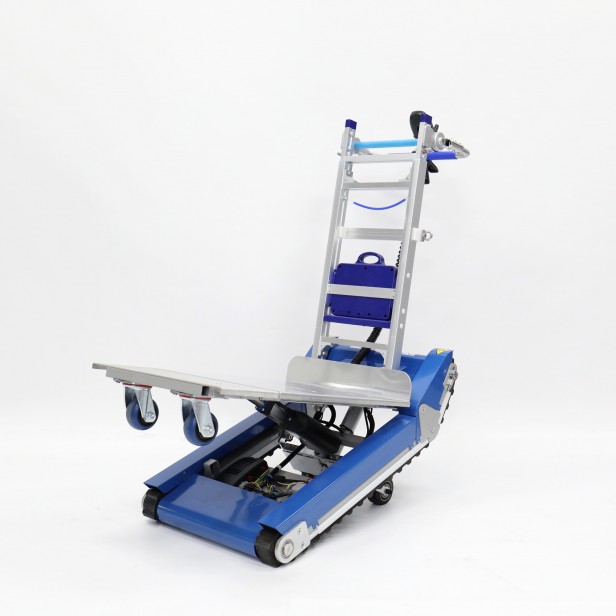 XSTO CT420S Ηλεκτρικό καρότσι για σκάλες XSTO CT420S Ηλεκτρικό καρότσι για σκάλες, Φορτίο έως 420 kg, Αυτο-ισορροπούμενο με αισθητήρες κέντρου βάρους, Ελεγχόμενο με καλώδιο τηλεχειριστήριο, Μη-γλιστράει crawler track, IP54, Θόρυβος < 70 dB