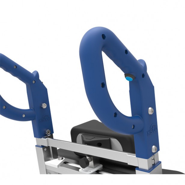 XSTO TR140C electric stair climbing chair, attendant control, transport of individuals with limited mobility on stairs, lightweight, safe and easy to use