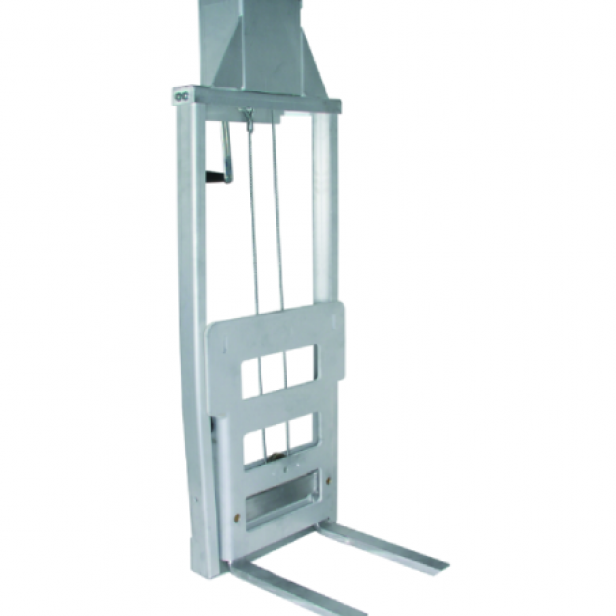 Lifting adapter for loads up to 350 kg with ergonomic design