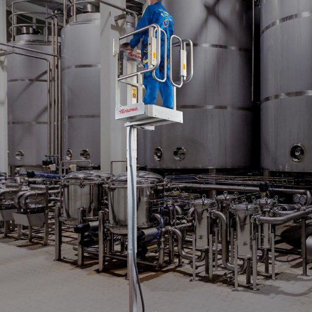 ORDER PICKER ELEVAH E5 INOX - 5.15Μ WORKING HEIGHT